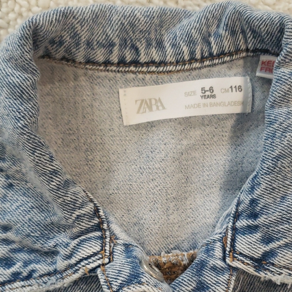 Zara Kids Denim Dress - Picture 2 of 7